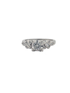 Vintage Platinum Engagement Ring
