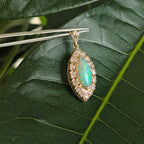 Vintage Opal and Diamond Pendant
