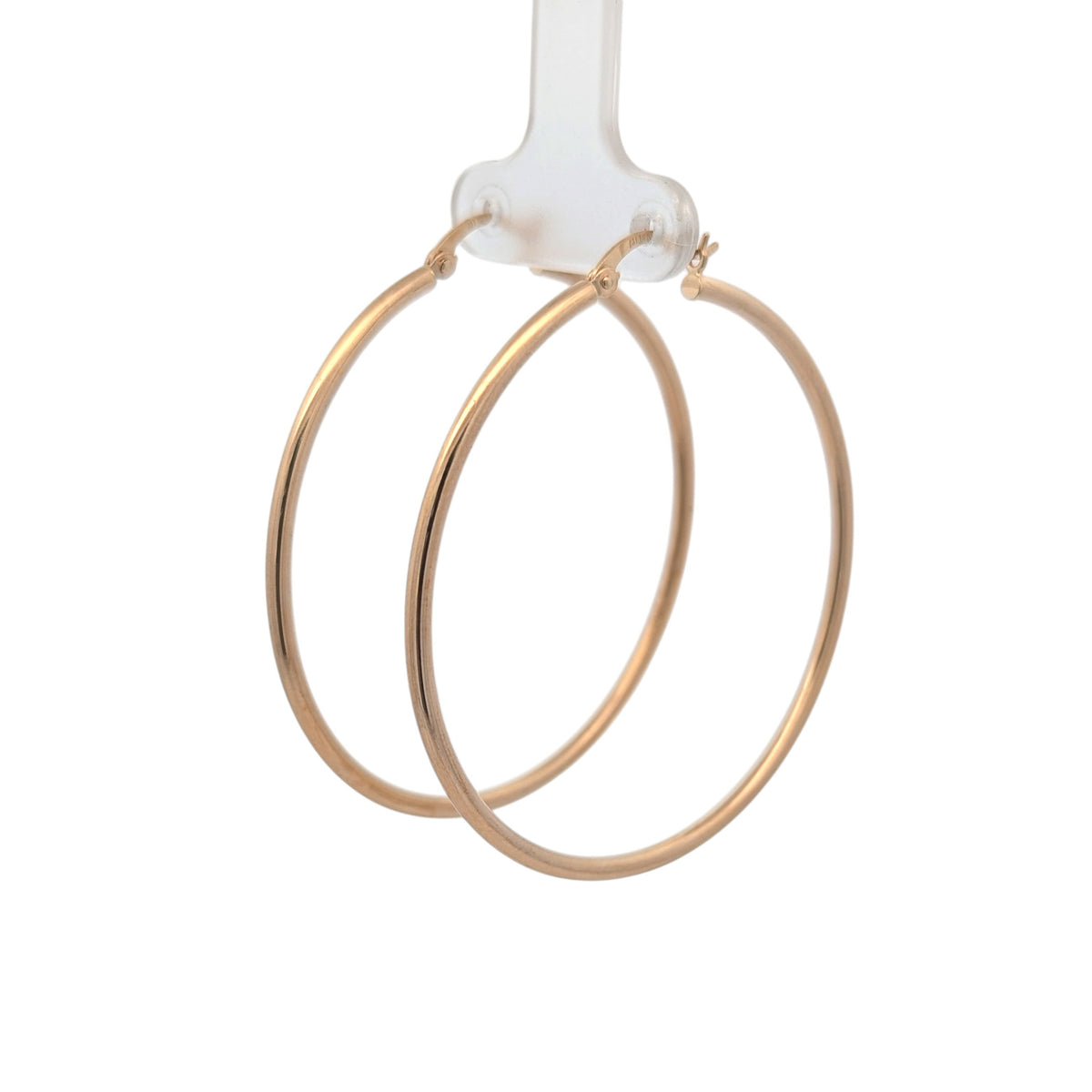 Vintage XL Gold Hoop Earrings