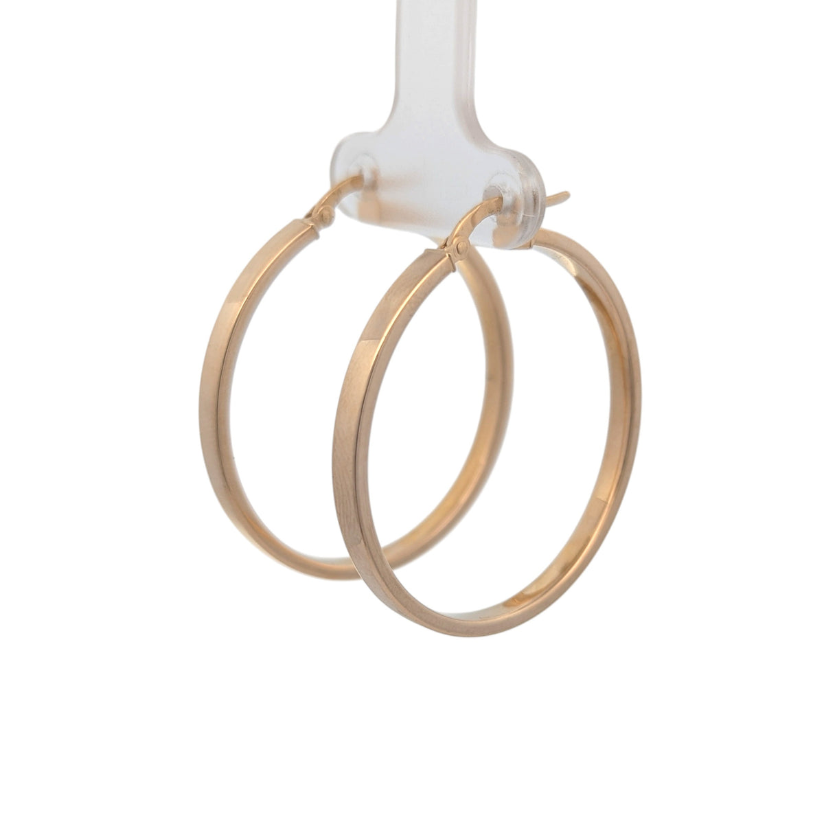 Vintage 14K Large Hoop Earrings