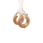 Vintage Gold Reversible Hoops