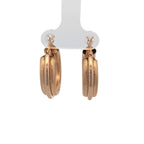 Vintage Textured Gold Hoops