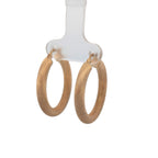 Vintage Textured Round Hoops