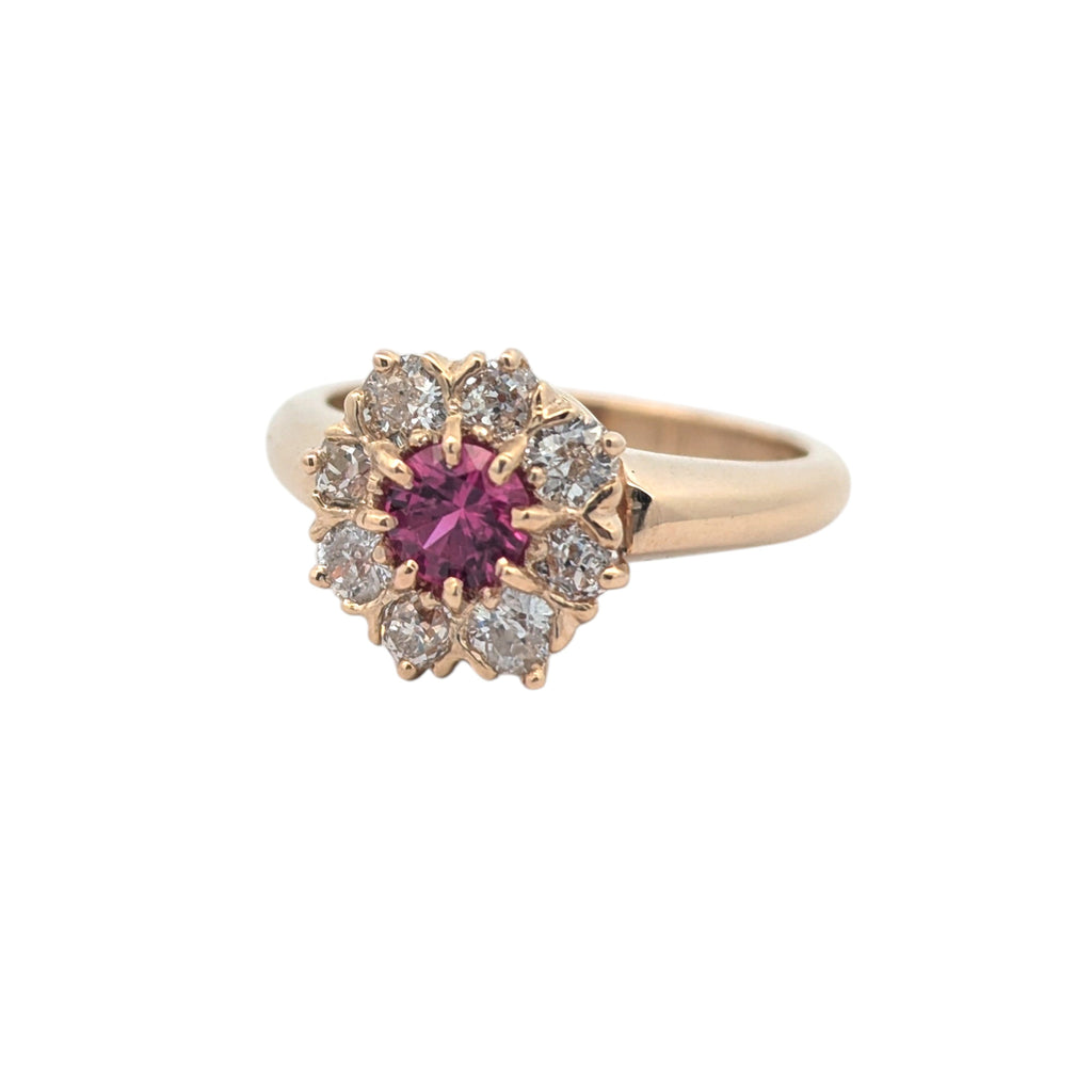 Vintage Ruby and Diamond Ring