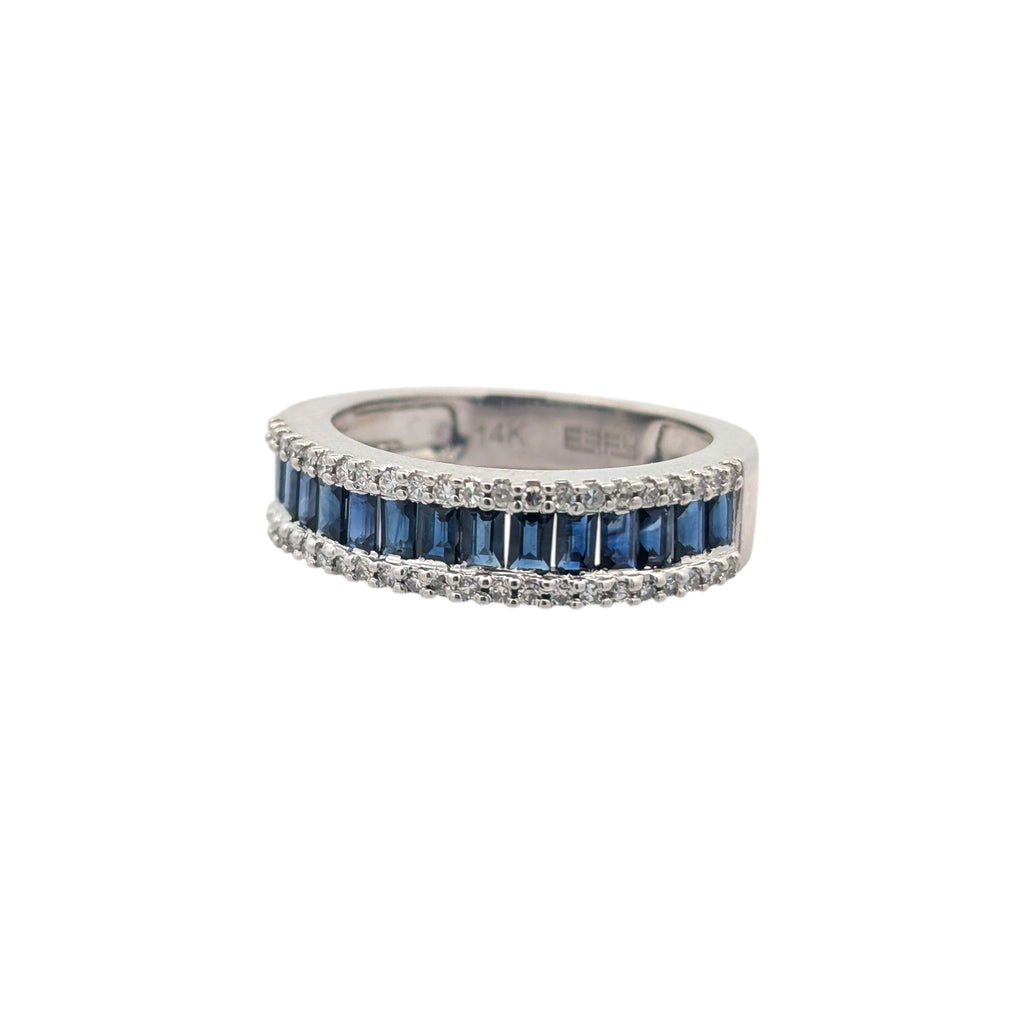 Vintage Effy Diamond and Sapphire Ring