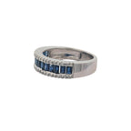 Vintage Effy Diamond and Sapphire Ring