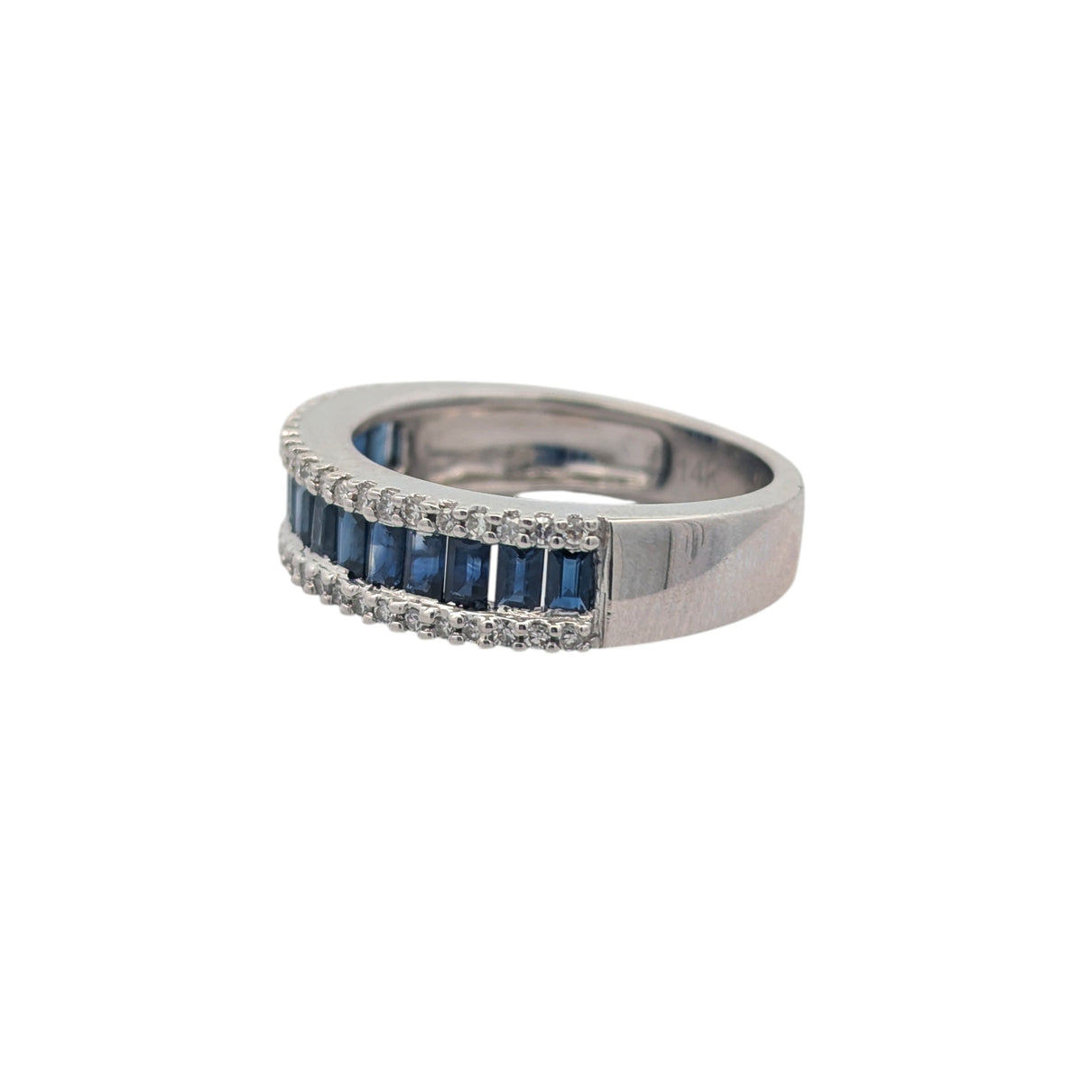 Vintage Effy Diamond and Sapphire Ring