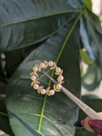 Vintage 14K Yellow Gold and Pearl Pin