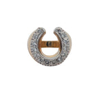 Vintage Gold and Diamond Horseshoe Ring