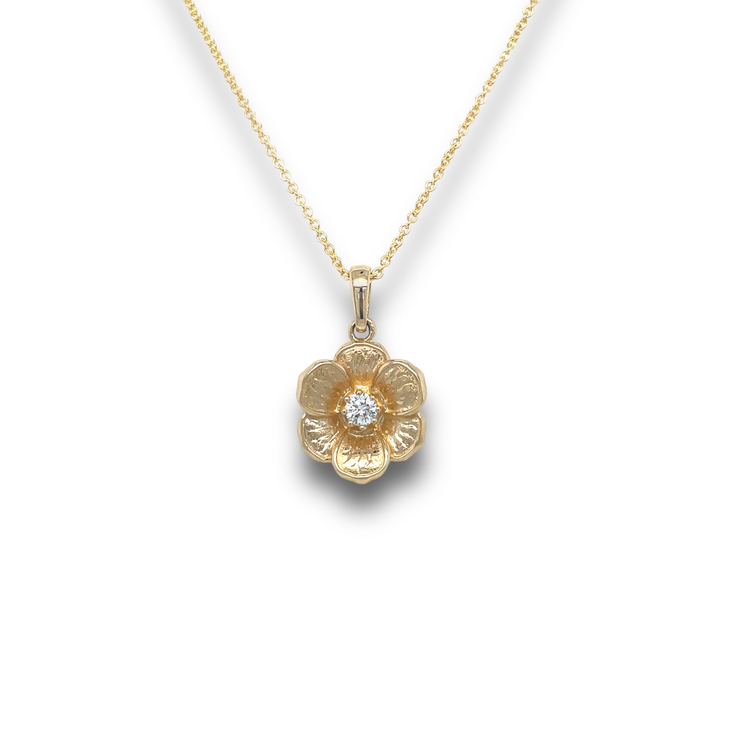 Florentina Diamond Necklace in Yellow Gold