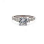 14K Gold Three-Stone Engagement Ring [Made to Order]