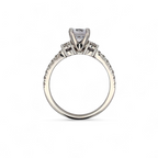 14K Gold Three-Stone Engagement Ring [Made to Order]