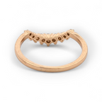 Graduated Diamond Contour Band