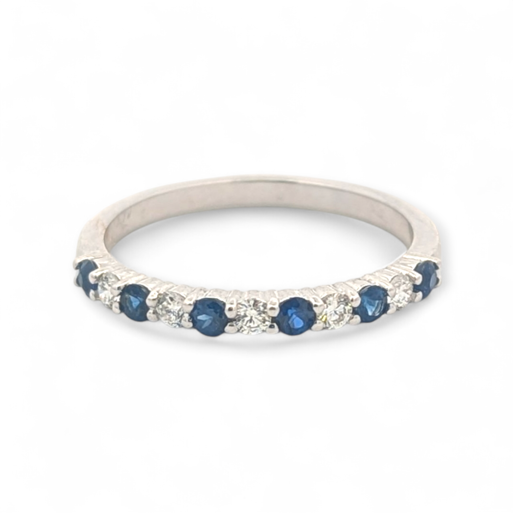 Natalia Stackable Diamond and Gemstone Band