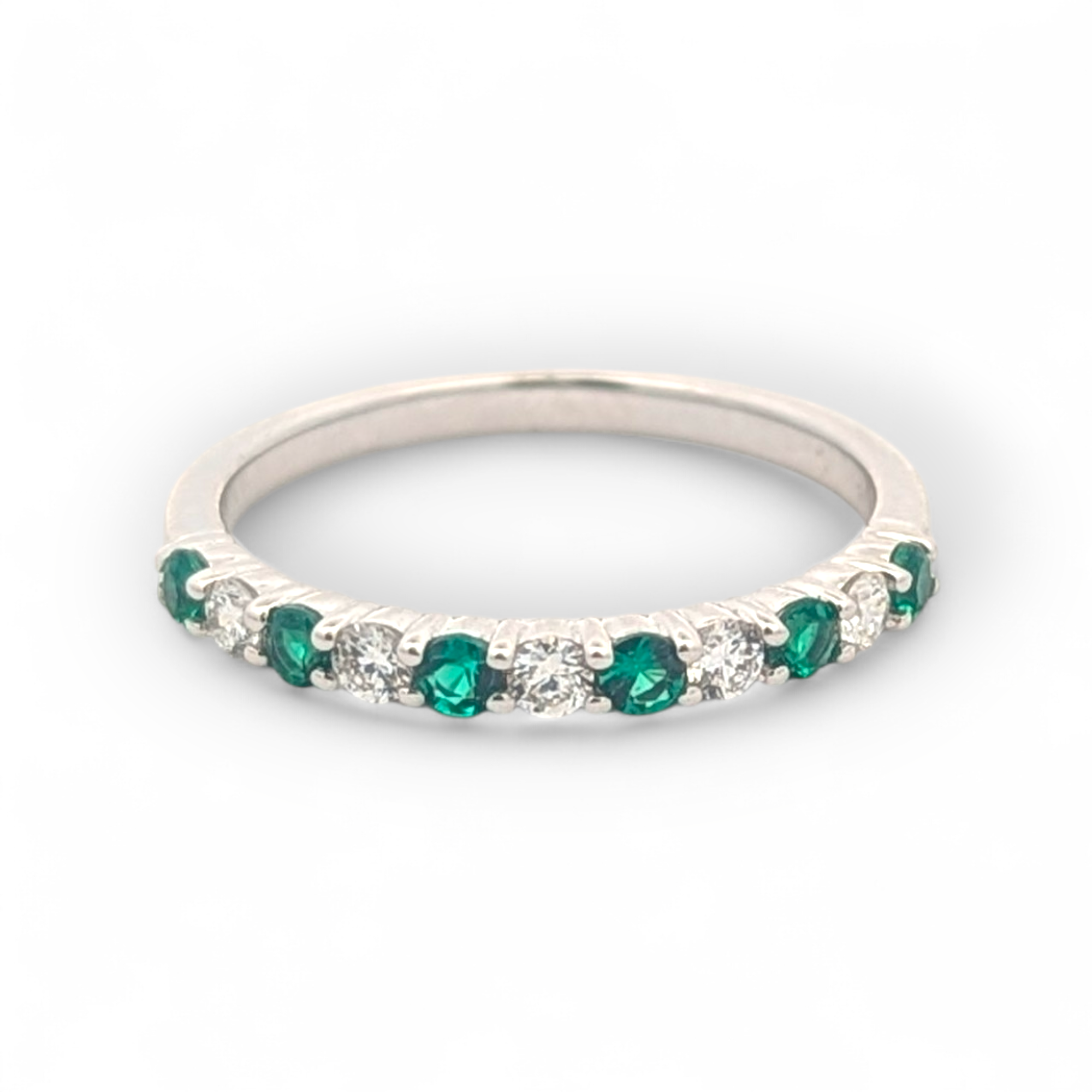 Natalia Stackable Diamond and Gemstone Band