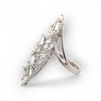 Vintage Baguette Diamond Cocktail Ring