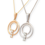 Celina Diamond Necklace in 14k Gold