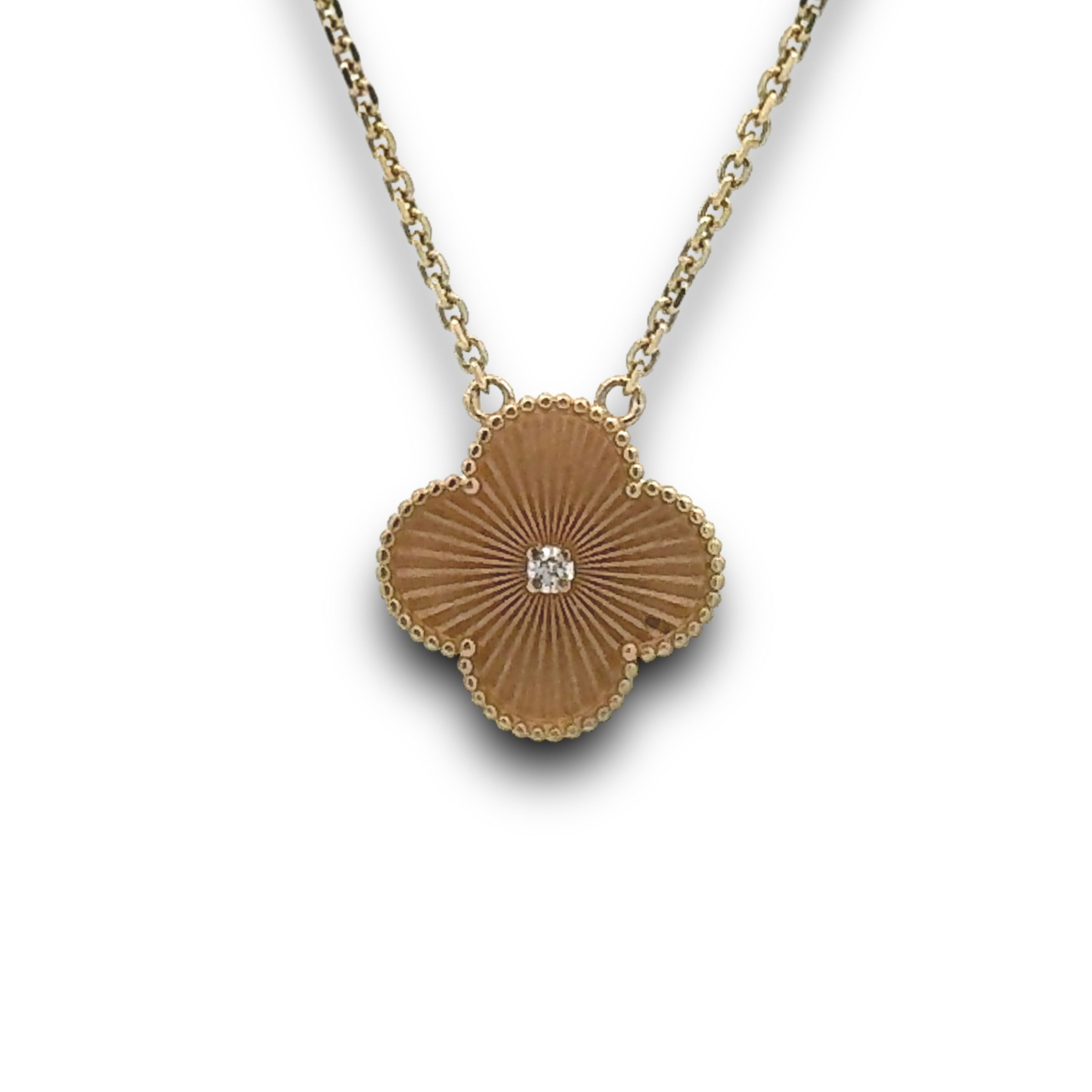 Marcella Diamond Accent Necklace in 14k Yellow Gold