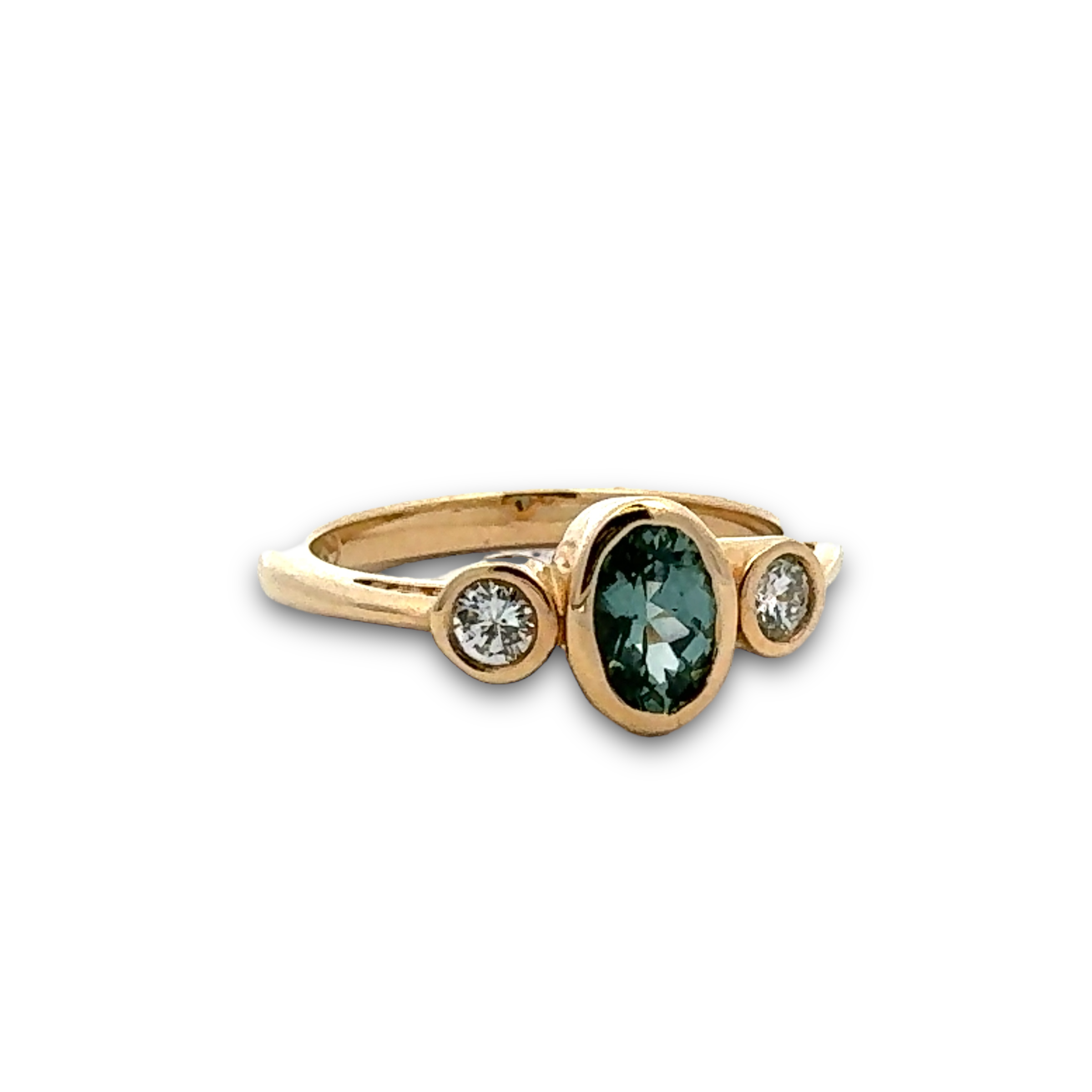 Venecia Denim Sapphire & Diamond Ring