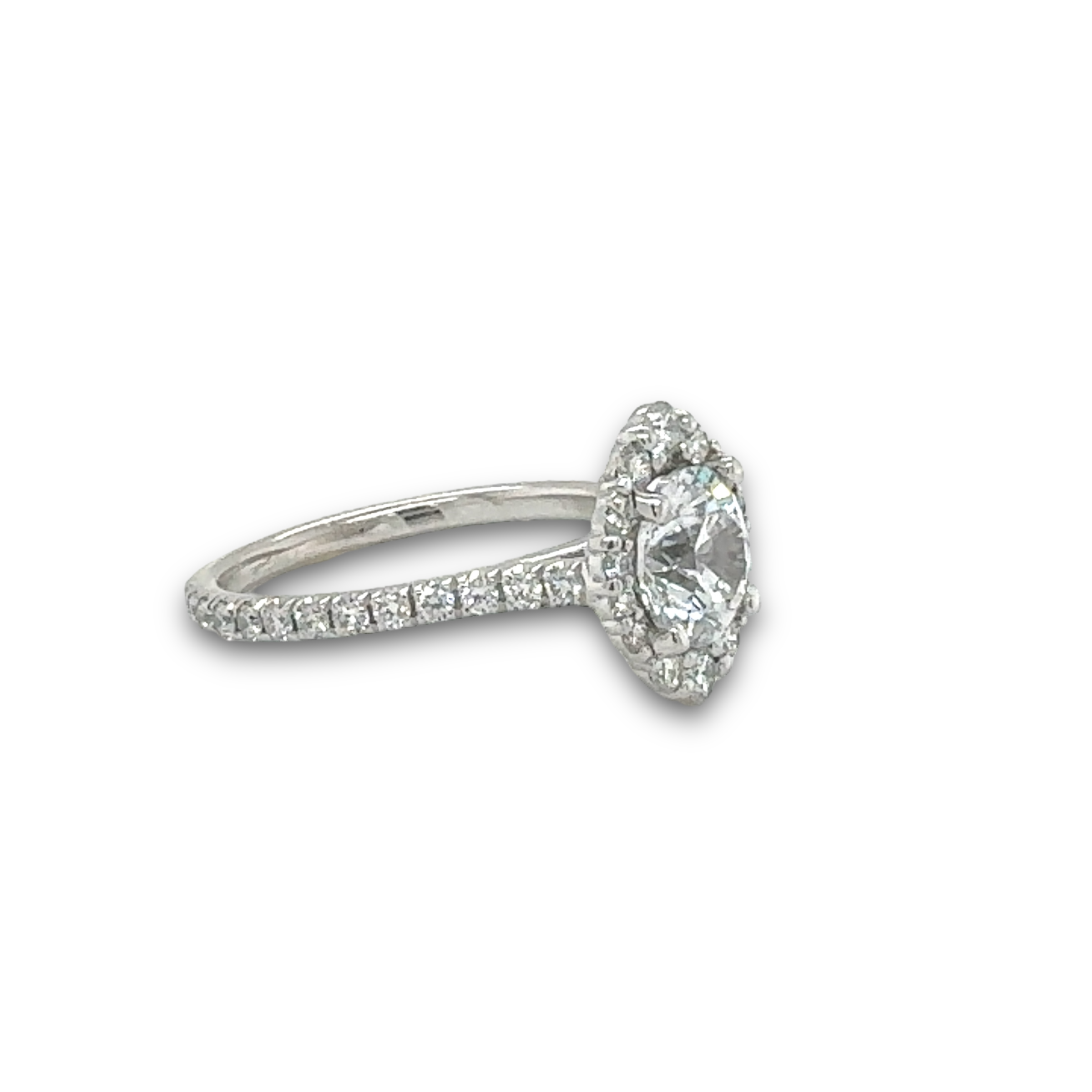 Torelli Diamond Engagement Ring Semi-Mount in White Gold