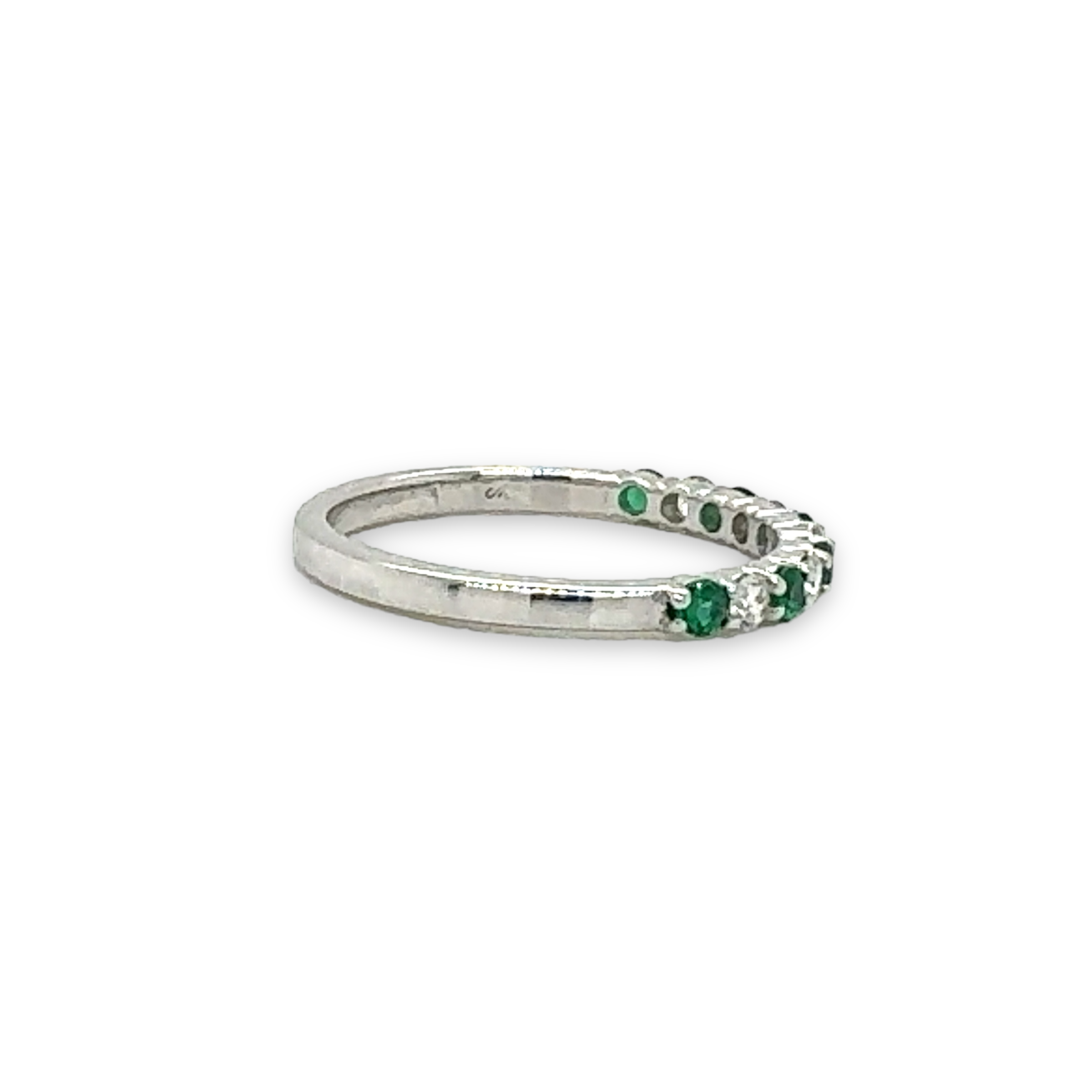 Natalina Stackable in Emerald and Diamond