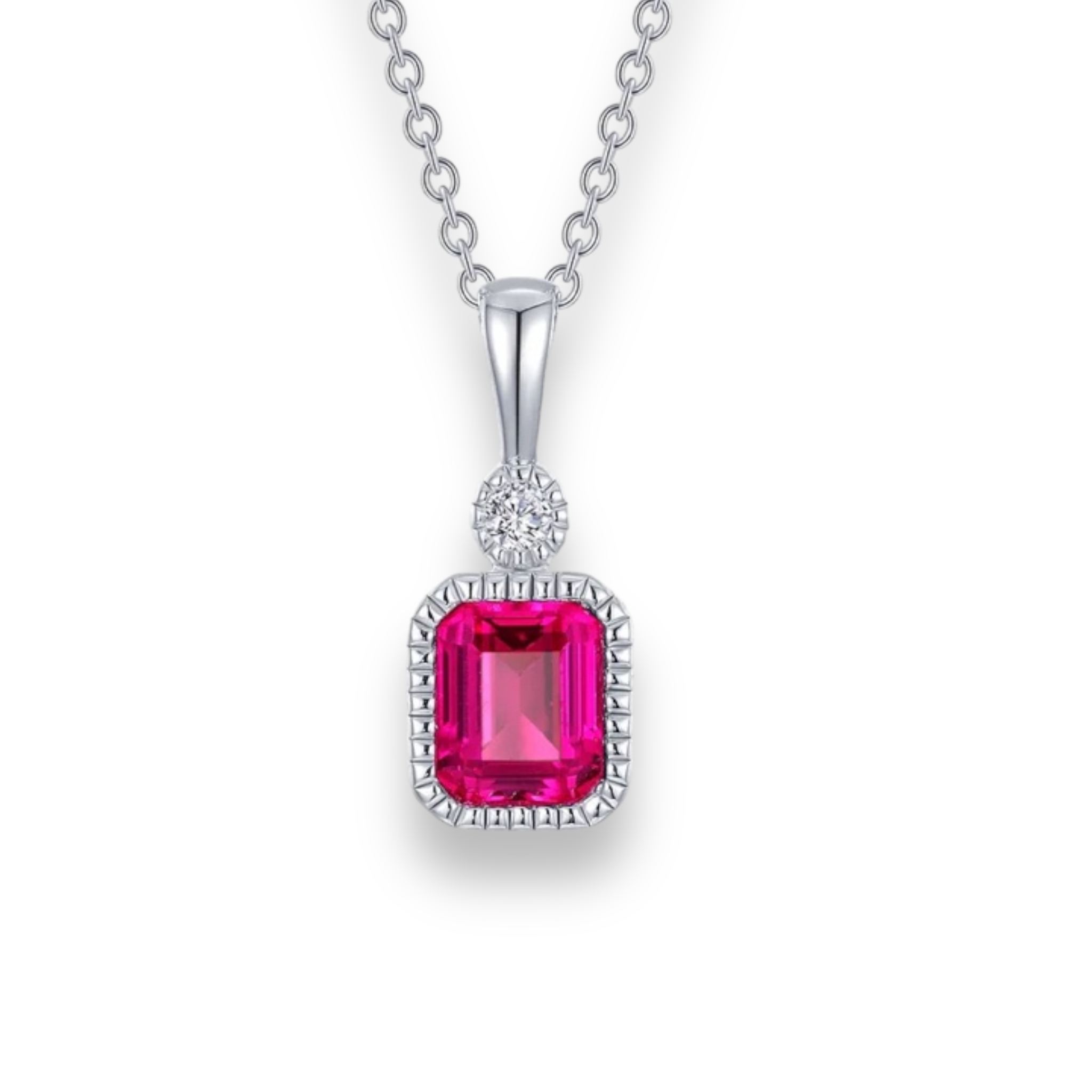 Sterling Silver Lafonn Birthstone Necklace