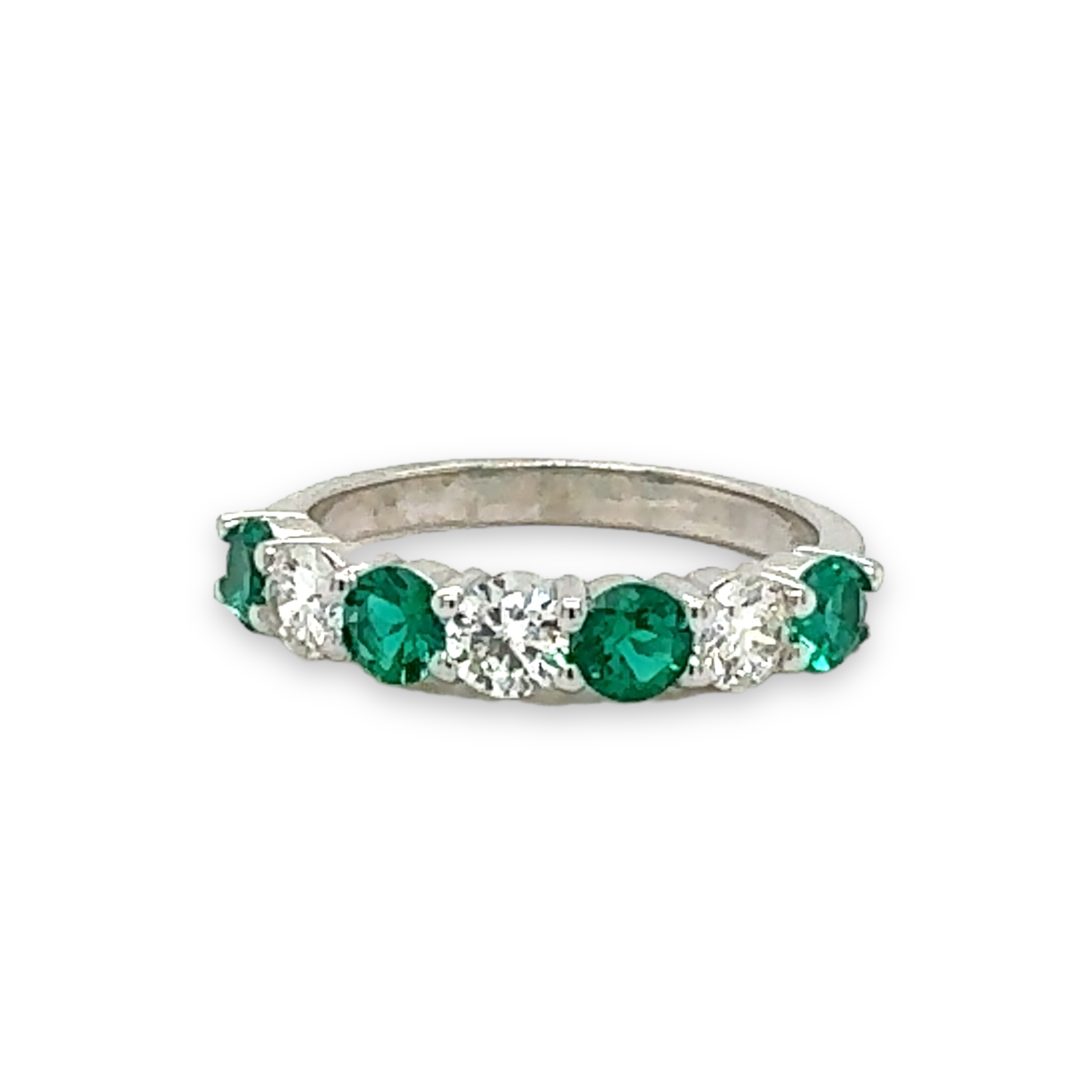 Natalia Emerald and Diamond Ring