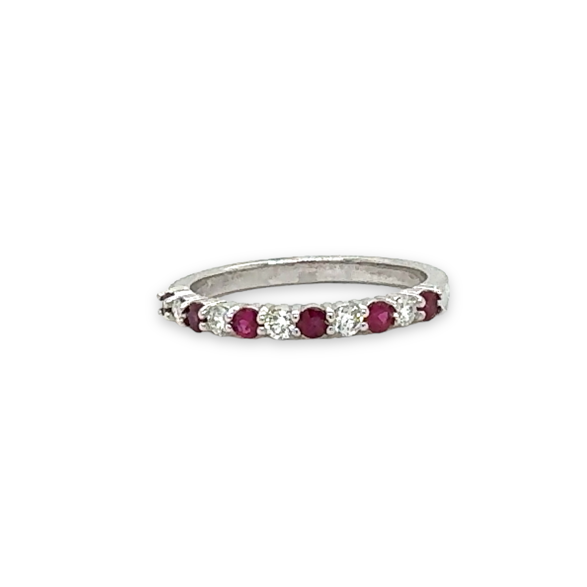 Natalina Stackable in Ruby & Diamond