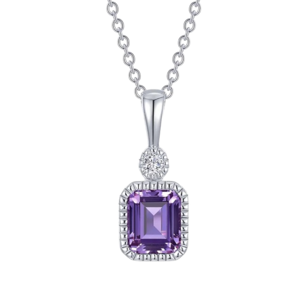 Sterling Silver Lafonn Birthstone Necklace