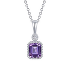 Sterling Silver Lafonn Birthstone Necklace