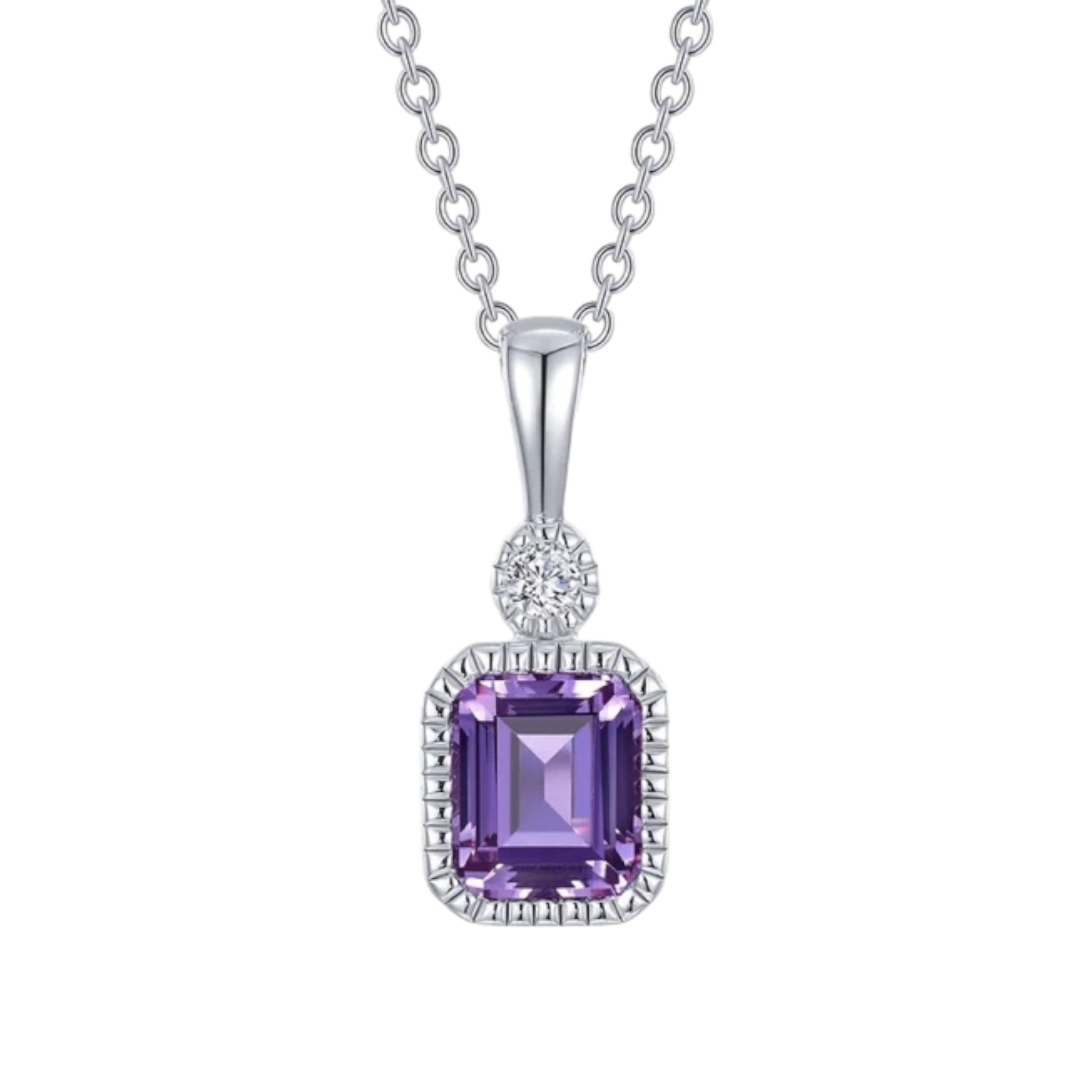 Sterling Silver Lafonn Birthstone Necklace
