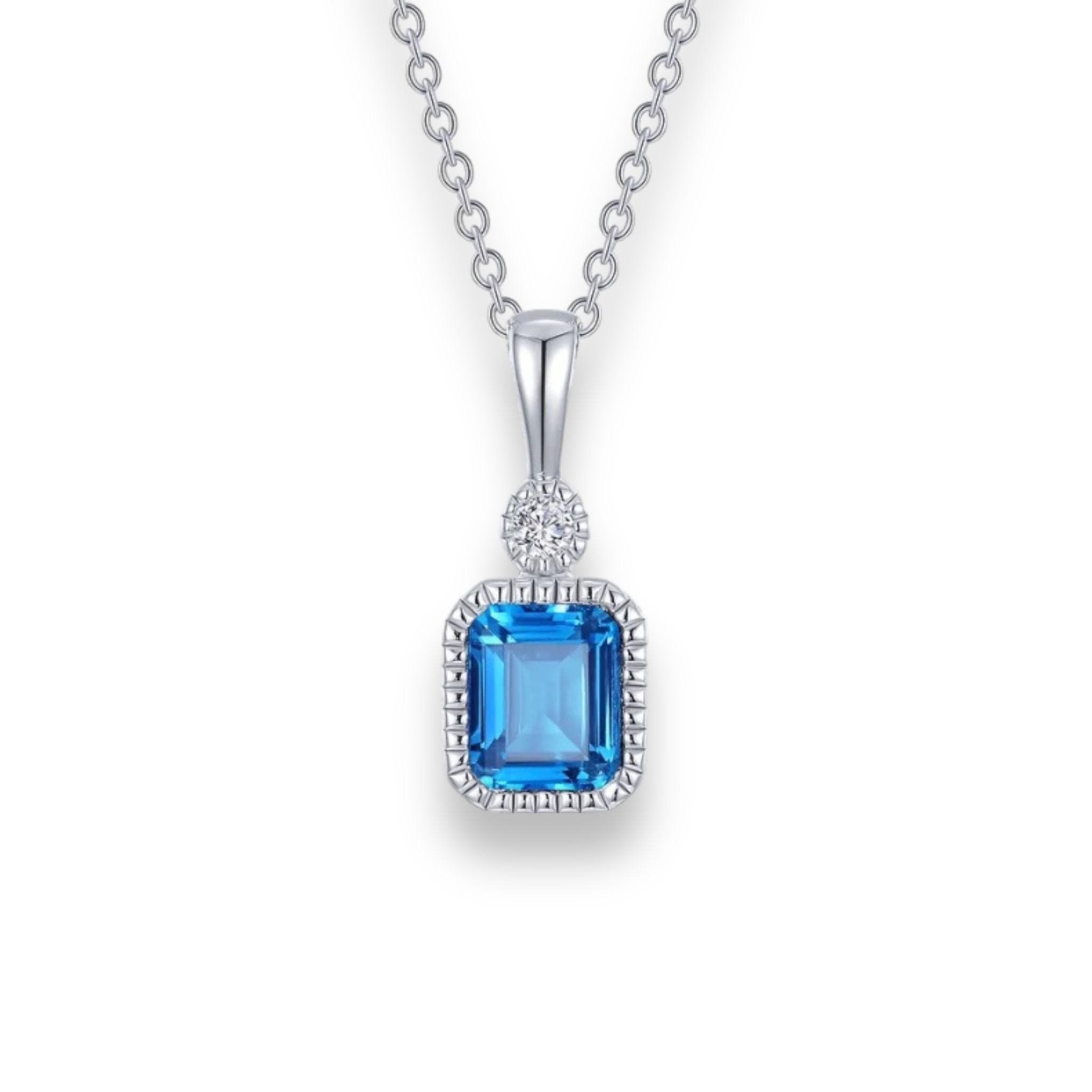Sterling Silver Lafonn Birthstone Necklace