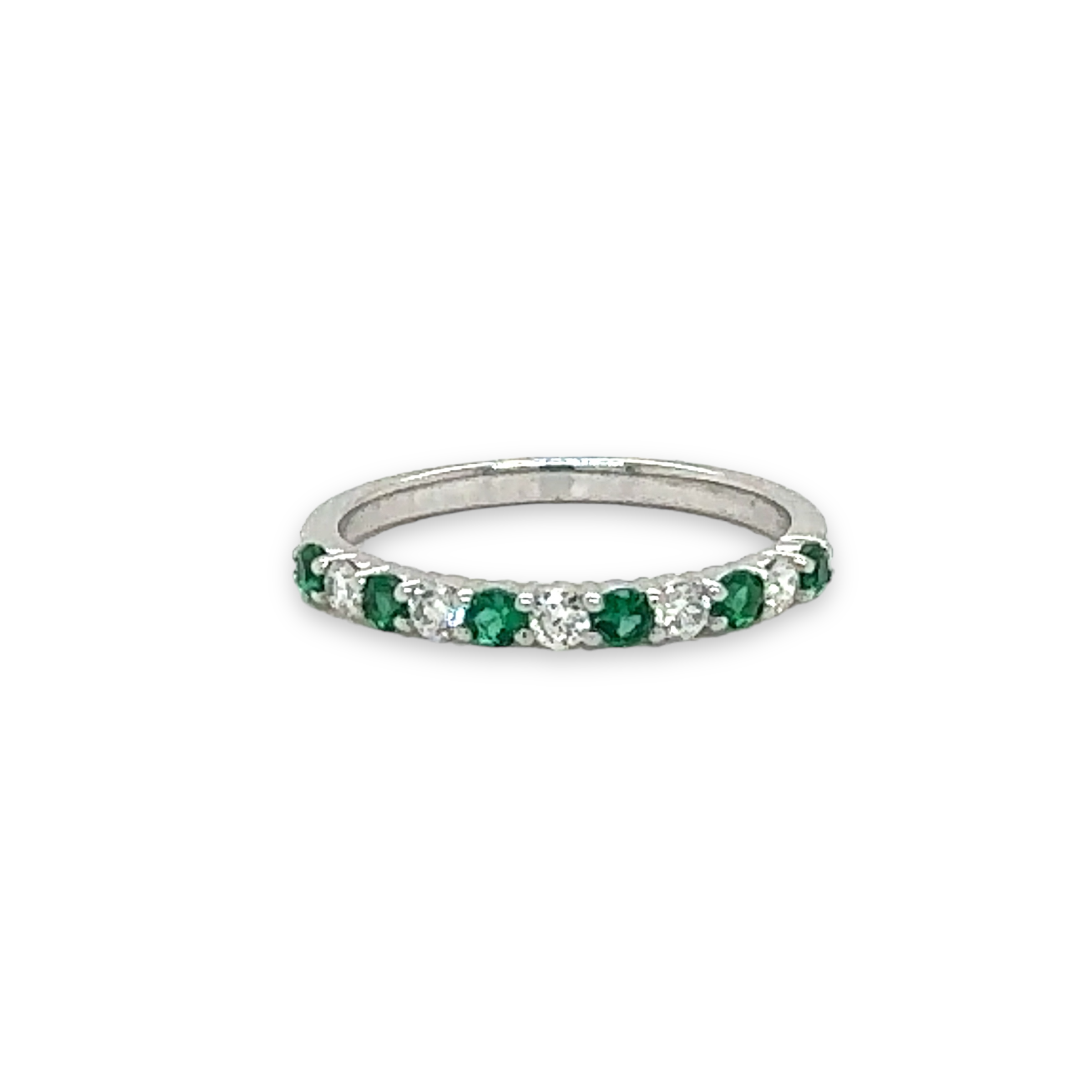 Natalina Stackable in Emerald and Diamond