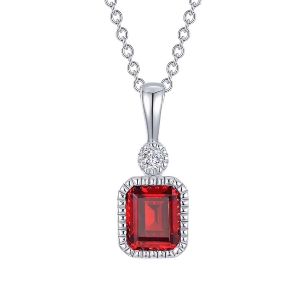 Sterling Silver Lafonn Birthstone Necklace