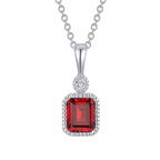 Sterling Silver Lafonn Birthstone Necklace