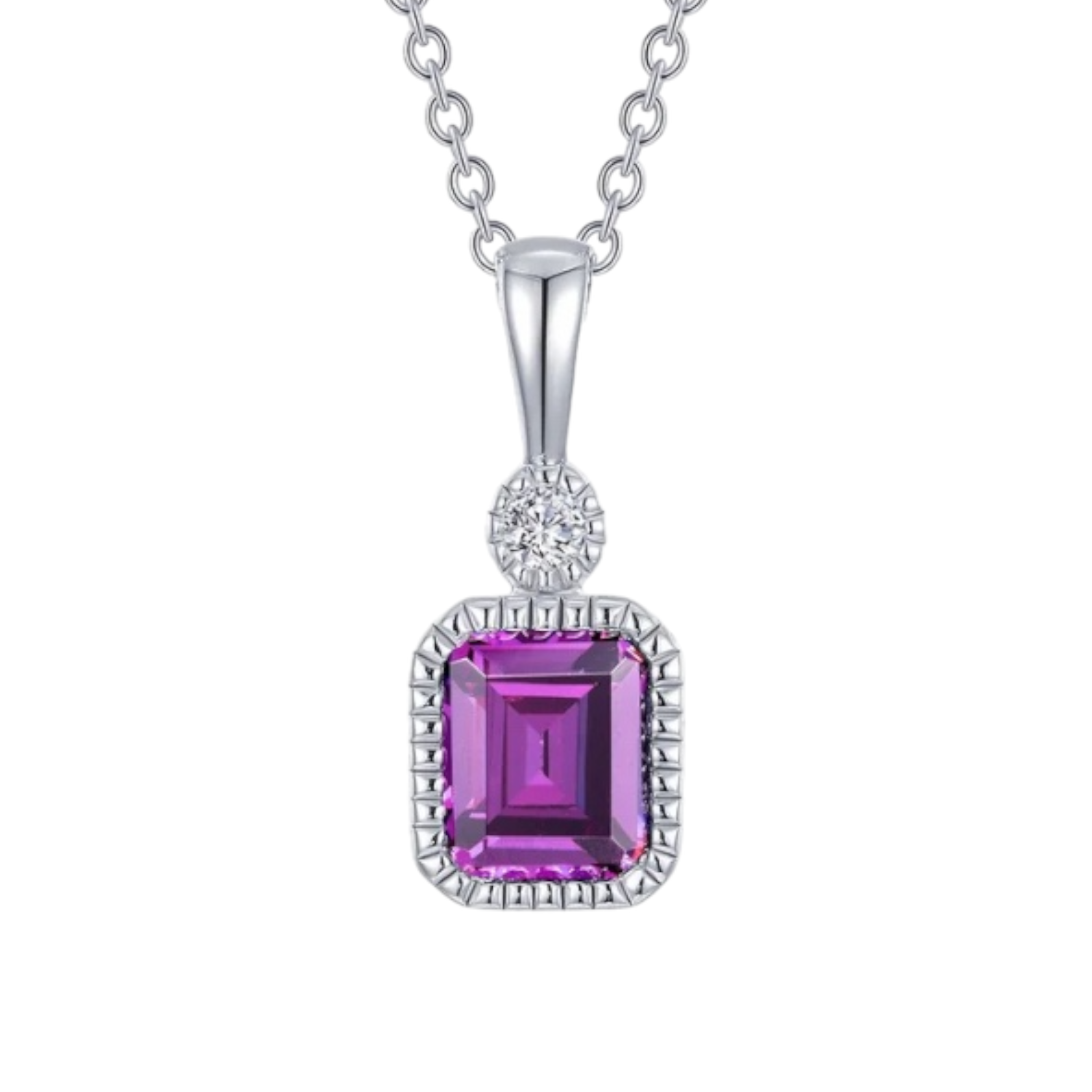 Sterling Silver Lafonn Birthstone Necklace