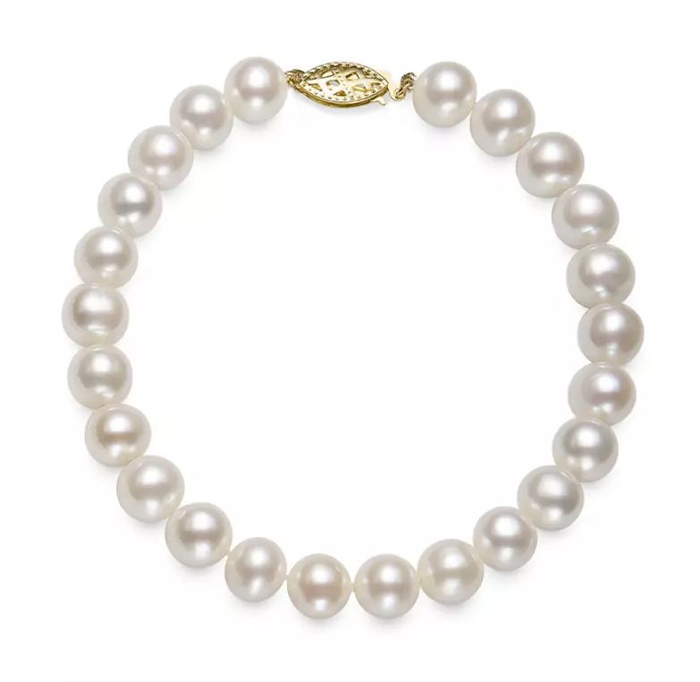 Pearl Bracelet with 14K Gold Clasp