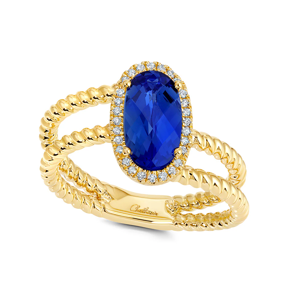 Lab Grown Sapphire Ring