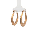 Vintage Textured Hoop Earrings
