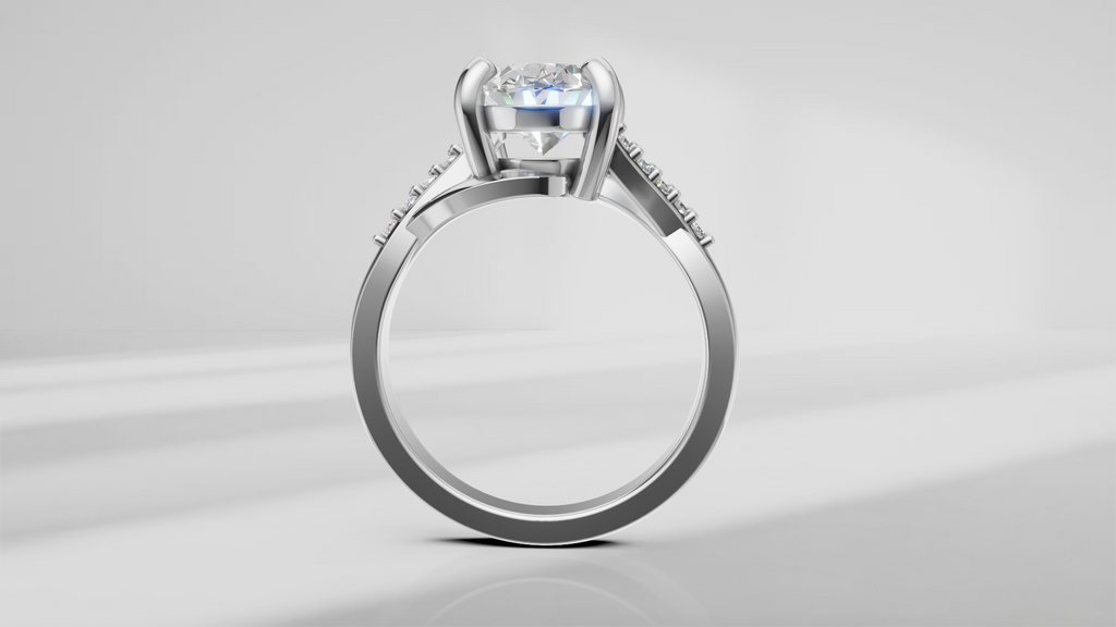 Split Shank Diamond Engagement Ring [Made to Order]