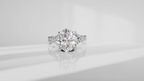 Split Shank Diamond Engagement Ring [Made to Order]