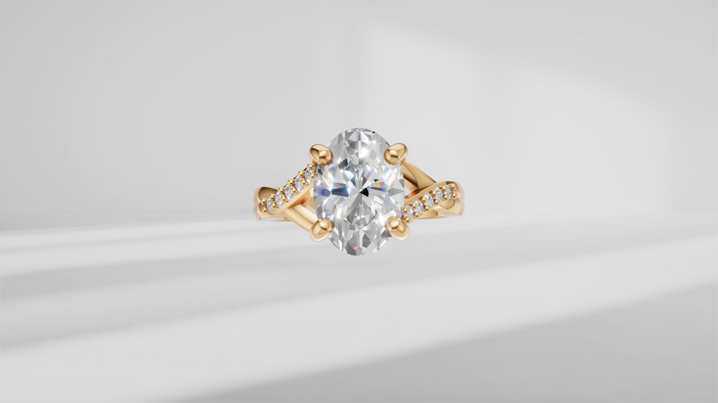 Split Shank Diamond Engagement Ring [Made to Order]