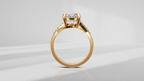 Split Shank Diamond Engagement Ring [Made to Order]