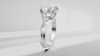 Split Shank Diamond Engagement Ring [Made to Order]