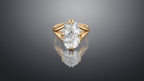Split Shank Compass Prong Engagement Ring [Made to Order]