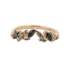 Floral Inspired Wedding Band [Made to Order]