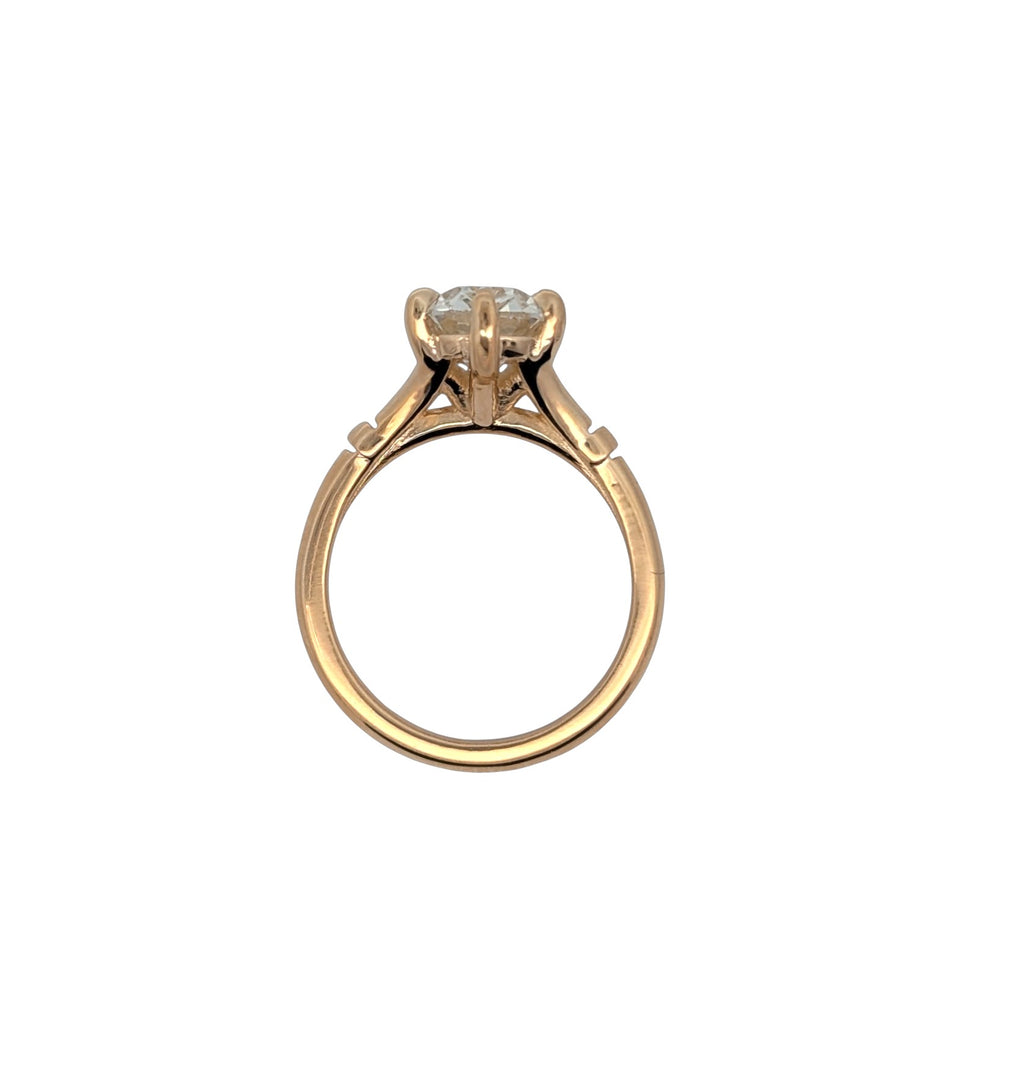 Vintage Inspired Victorian Engagement Ring [Made to Order]