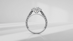 Vintage-Inspired Engagement Ring with Engraving [Made to Order]