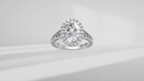 Vintage-Inspired Engagement Ring with Engraving [Made to Order]