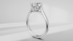 Tulip Solitaire Engagement Ring [Made to Order]